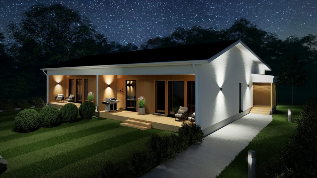 Sorsantie 47 uudet_Exterior_Sunset_RASTER
